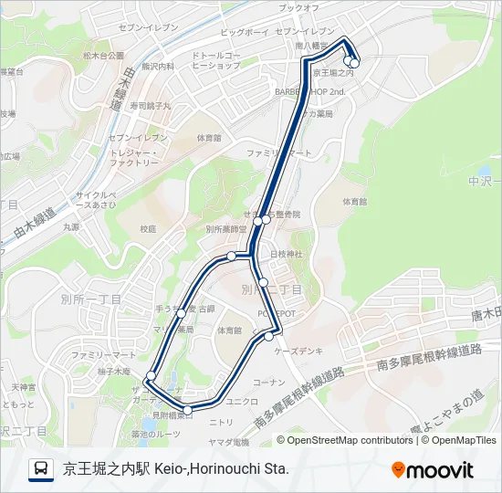 堀01  Line Map