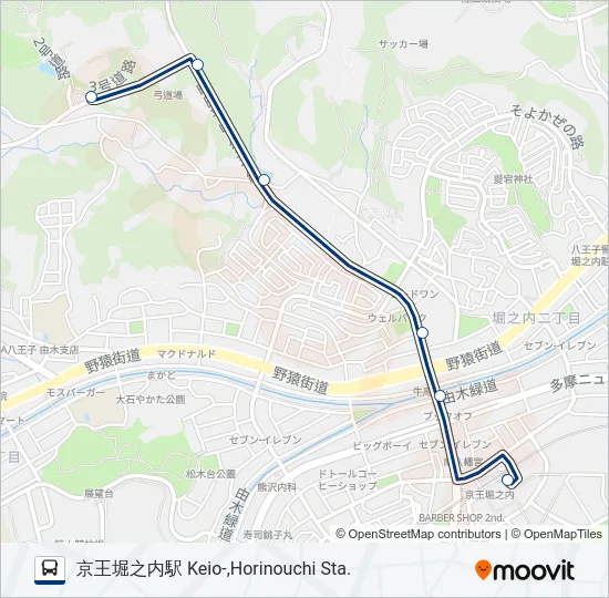 堀04  Line Map