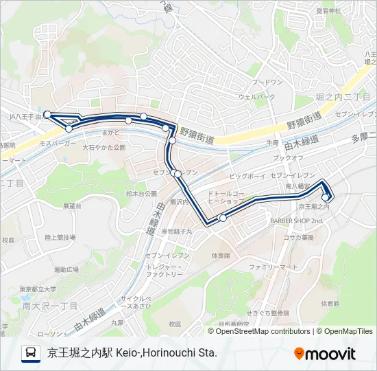堀05 の路線図