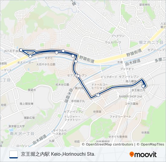 堀05 bus Line Map