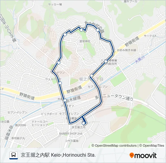 堀33 の路線図