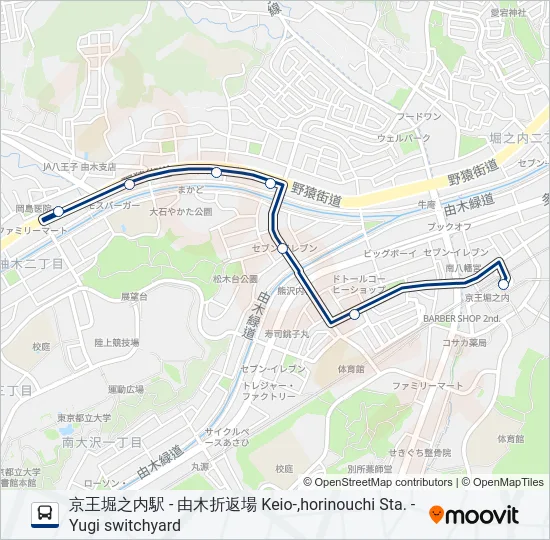 堀64  Line Map