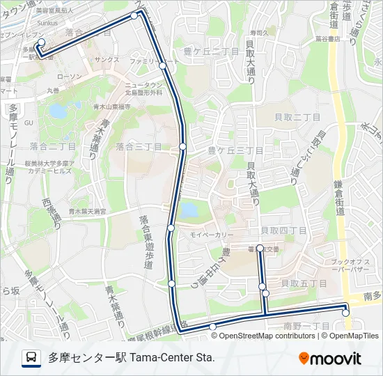 多01 の路線図