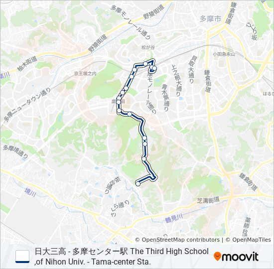 多43 bus Line Map