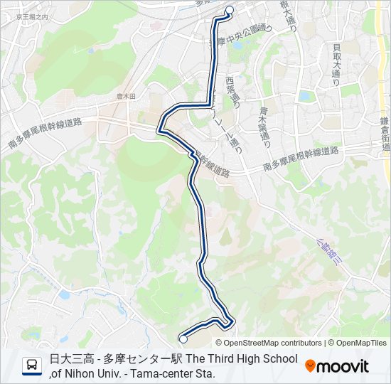 多44 bus Line Map