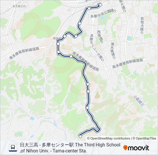 多45 バスの路線図