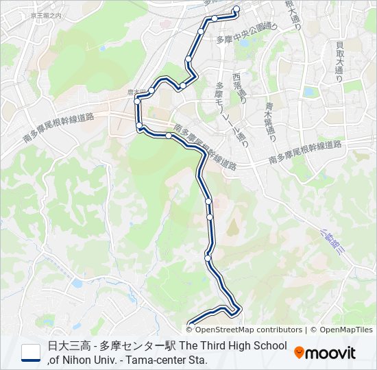 多45 bus Line Map