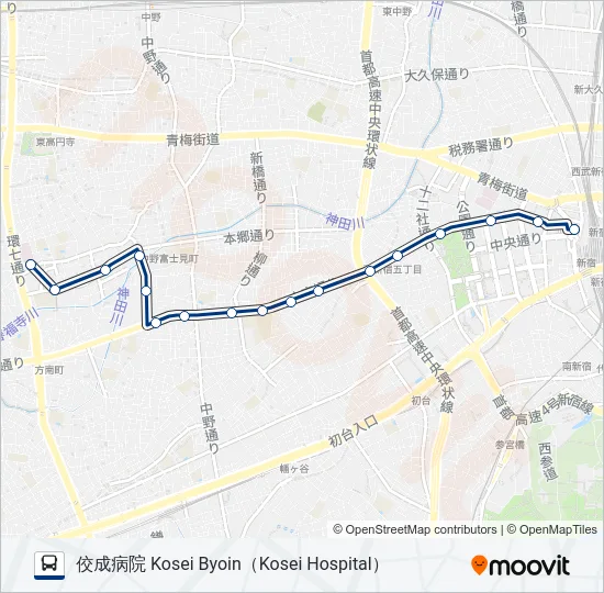 宿35  Line Map