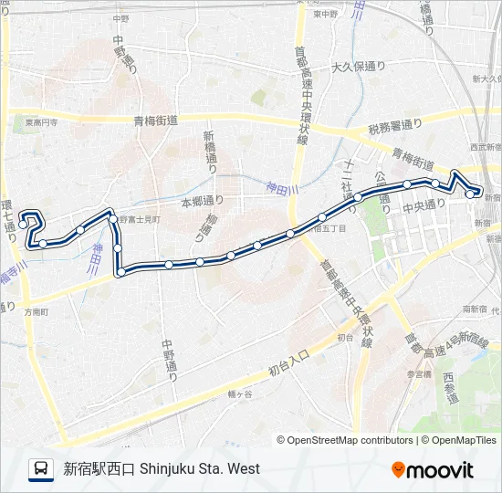 宿35  Line Map