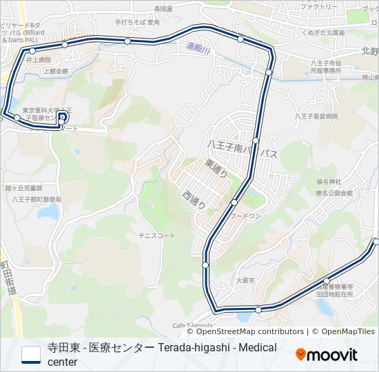 寺01 bus Line Map