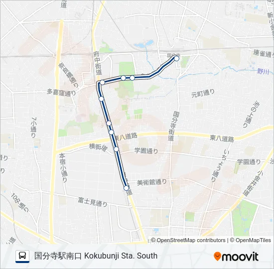 寺83  Line Map