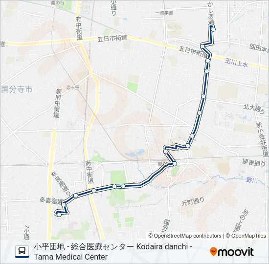 寺85 の路線図