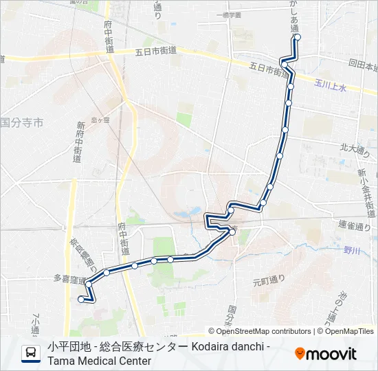 寺85 の路線図