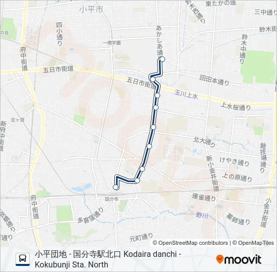 寺86  Line Map
