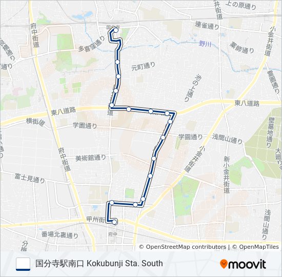 寺92 バスの路線図