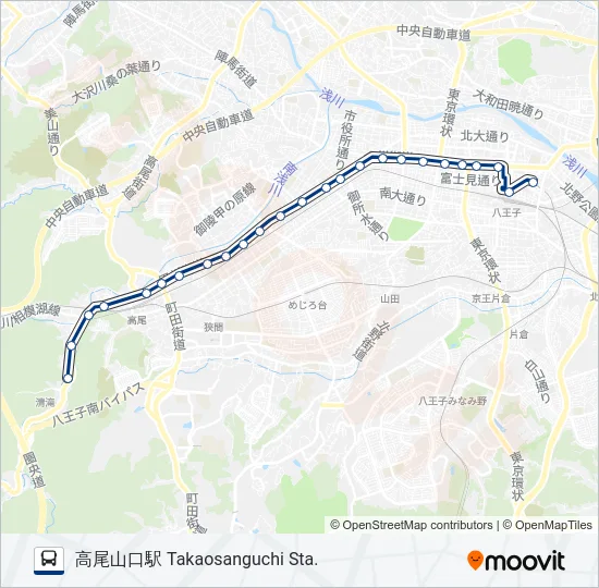 山01 の路線図