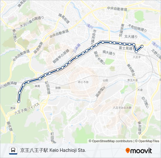 山01 bus Line Map