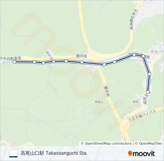 山03 バスの路線図