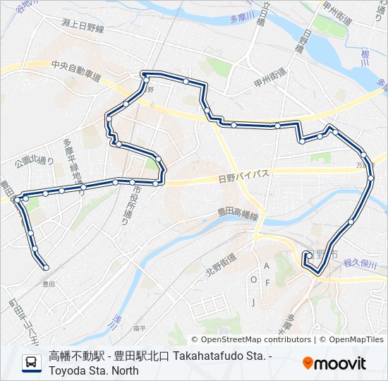 市内線 bus Line Map
