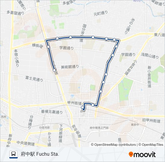 府02 バスの路線図