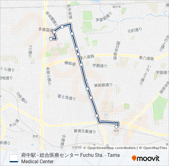 府21 bus Line Map