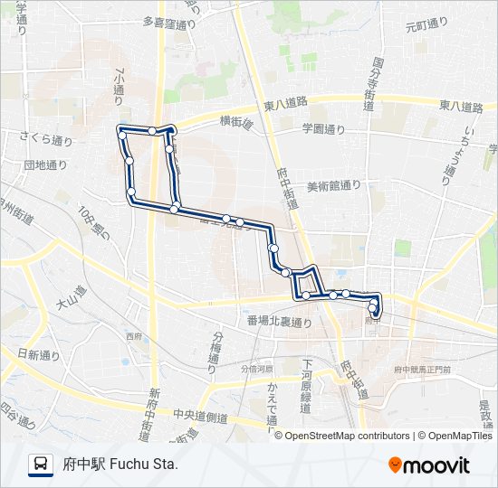 府46 bus Line Map