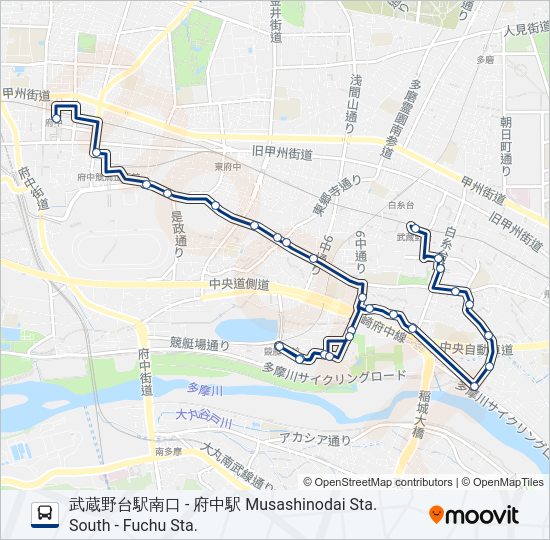 押立町  Line Map