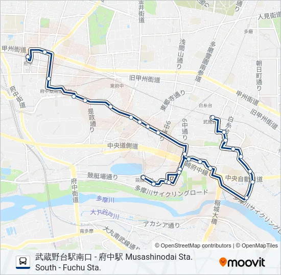 押立町  Line Map