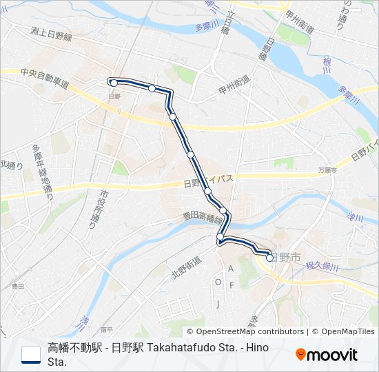 日01 バスの路線図