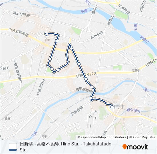 日02 バスの路線図