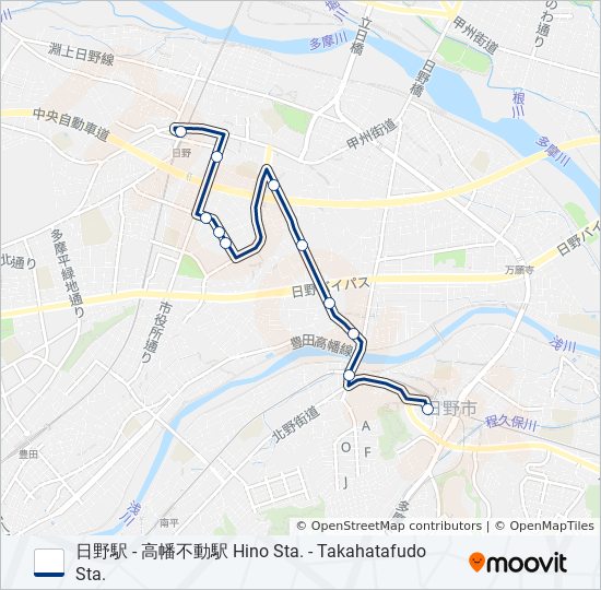 日03 バスの路線図