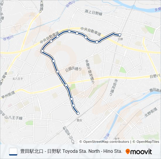 日04 バスの路線図