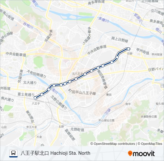 日50  Line Map