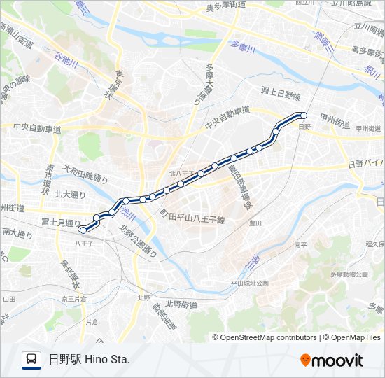 日50  Line Map