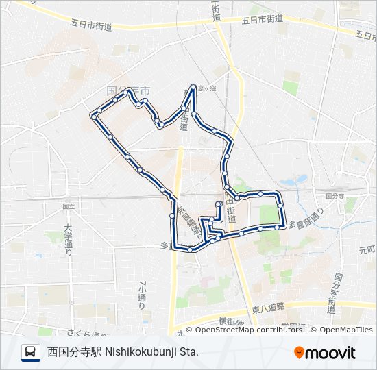 日吉町 bus Line Map