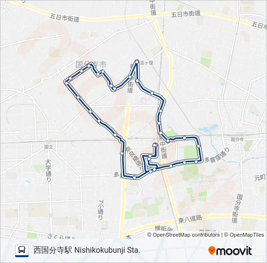 日吉町  Line Map