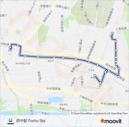 朝日町  Line Map