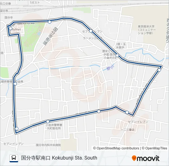 東元町  Line Map