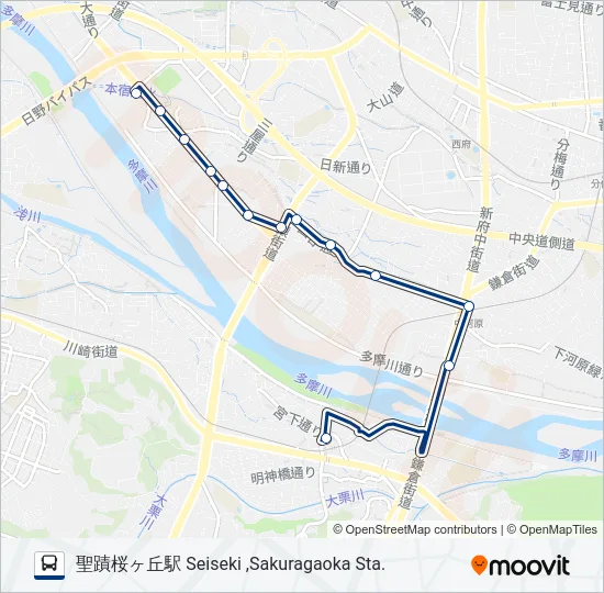 桜08  Line Map