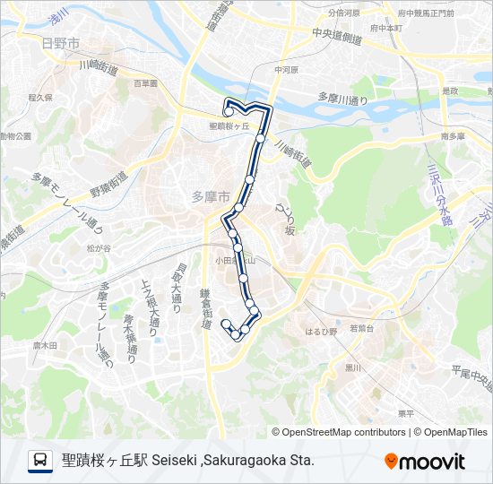 桜23  Line Map