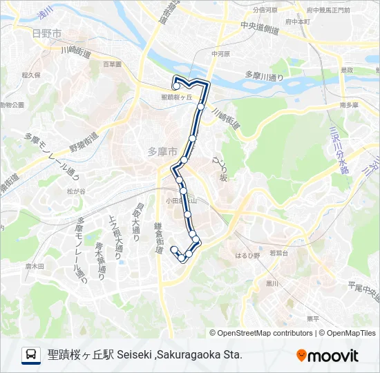 桜23 の路線図