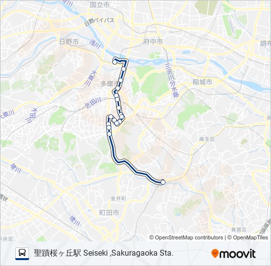 桜24 bus Line Map