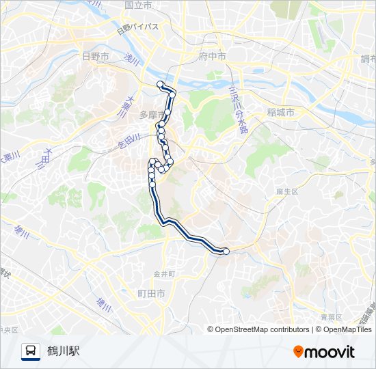 桜24 bus Line Map