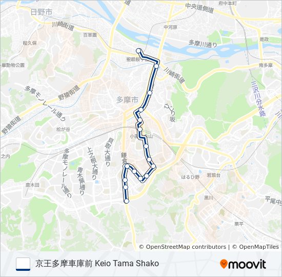 桜25 bus Line Map