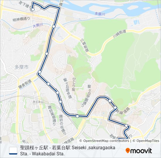 桜28 バスの路線図