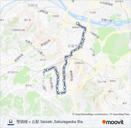 桜46  Line Map