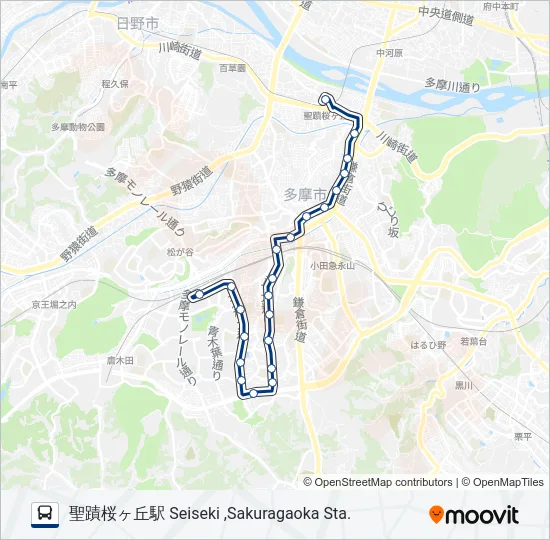 桜46 の路線図