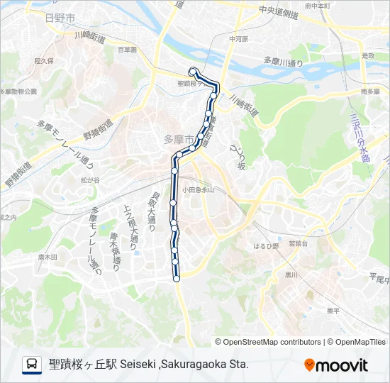 桜47 の路線図