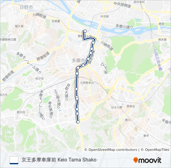 桜47 bus Line Map