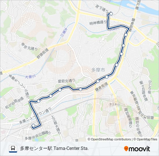 桜62 bus Line Map